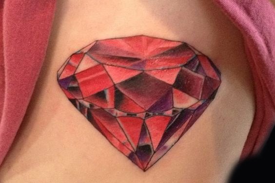 钻石纹身图案:44款漂亮的钻石纹身图案的的含义