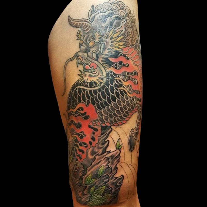 麒麟纹身推荐30款精美的麒麟纹身图案开运必备